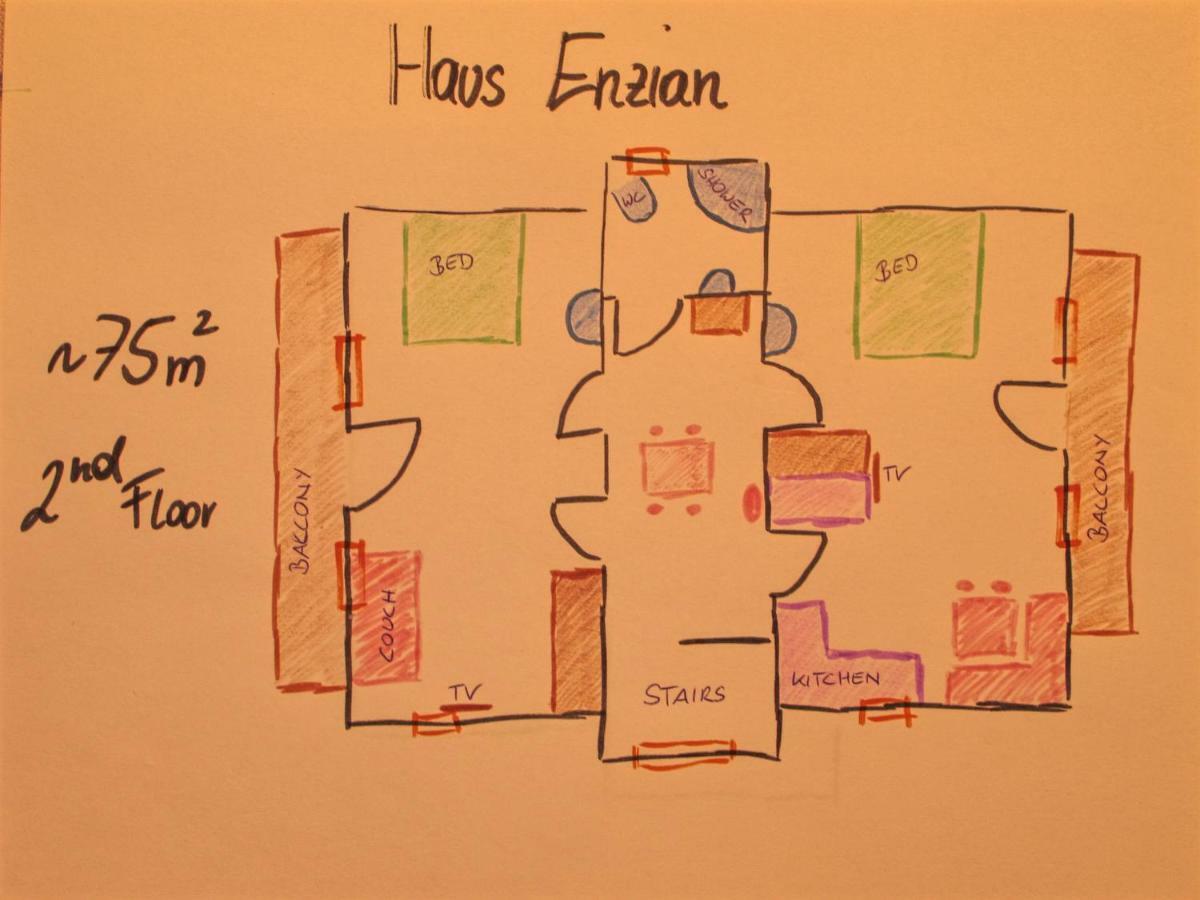Haus Enzian Apartment Hinterstoder Exterior photo